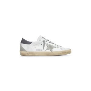 Golden Goose Men White Super-Star Sneakers